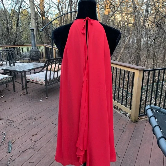 BCBGMaxAzria Red Halter Dress - Picture 8 of 8